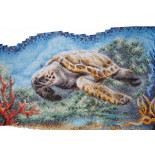 Мозаика панно черепаха